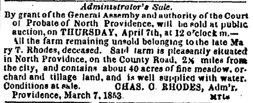 North Providence Auction