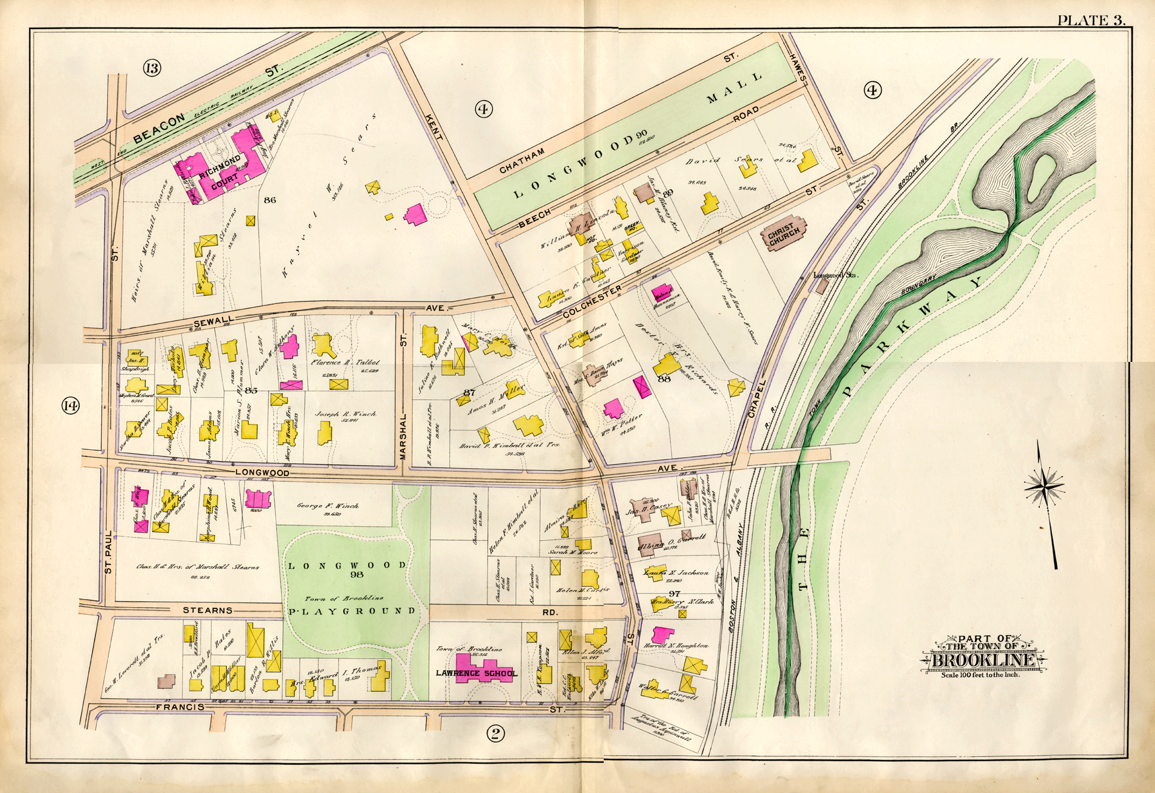 Plate 3, 1897 Atlas