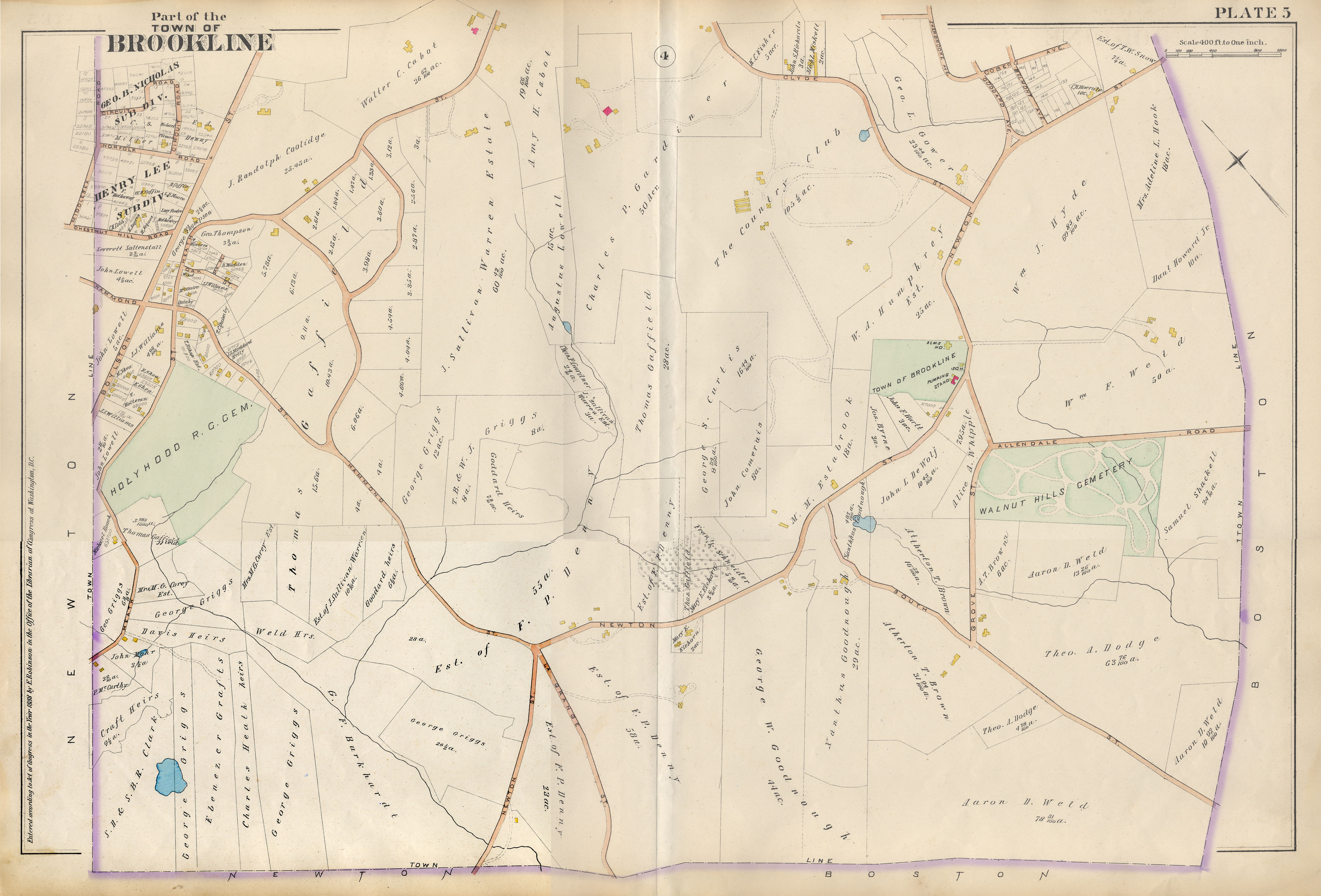1888 Atlas Plate 5